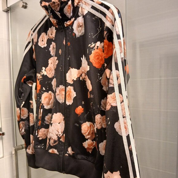 Adidas 3-Stripes Floral Track Jacket - Picture 4 of 8